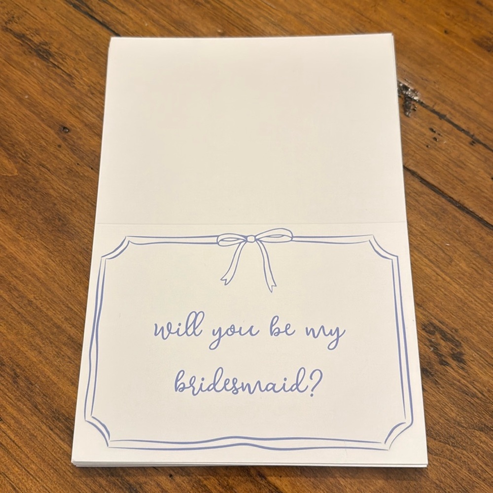 Will you be my bridesmaids cards